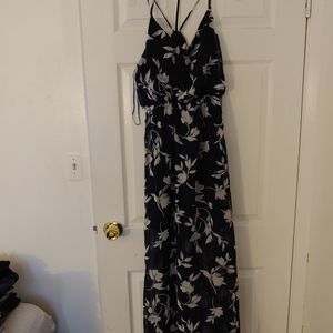 Flowing flower dress